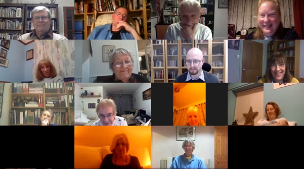 Screenshot from Zoom meeting